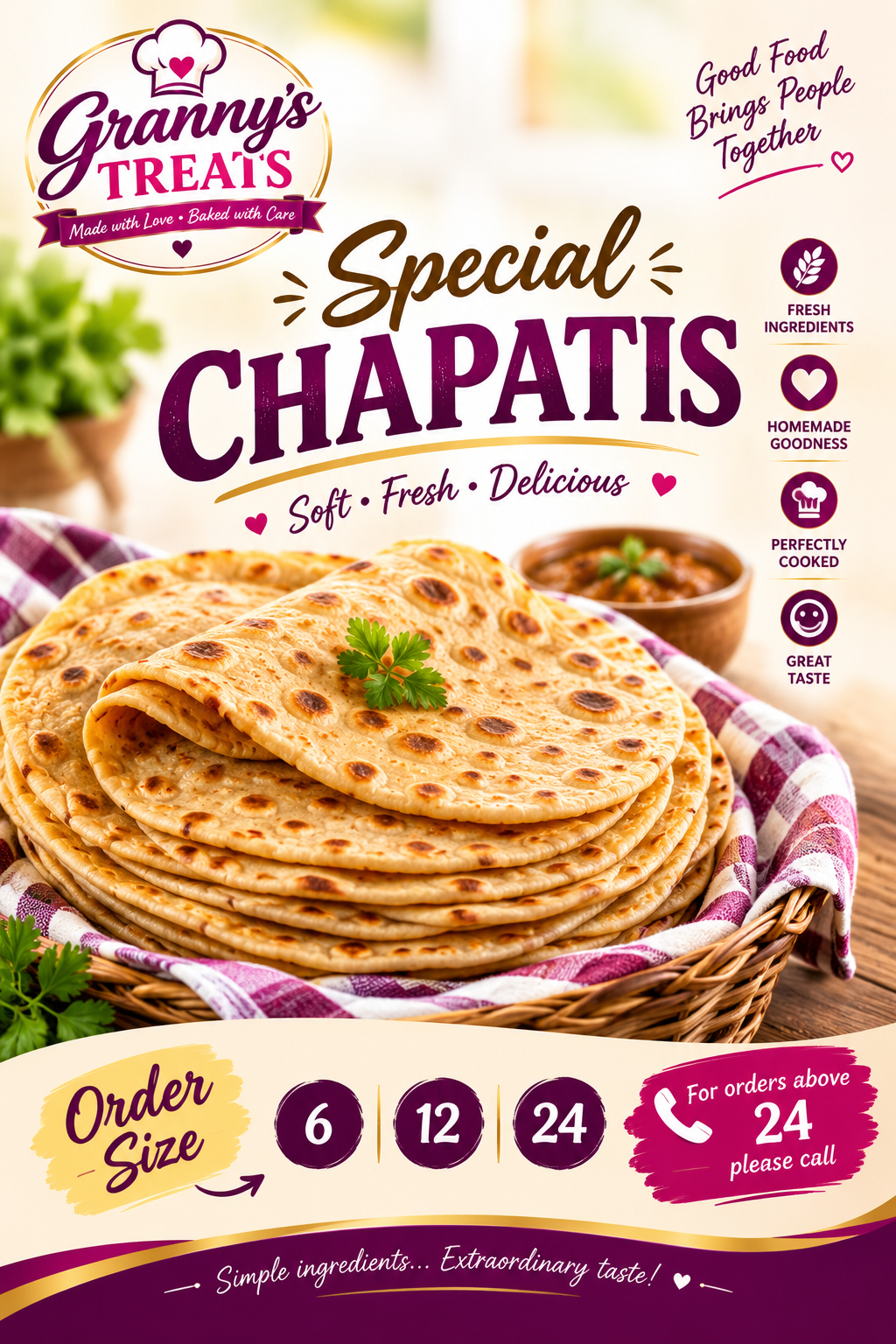 Special Chapatis- Vegetable Chapati